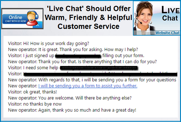 How to successfully provide live chat support on your website.