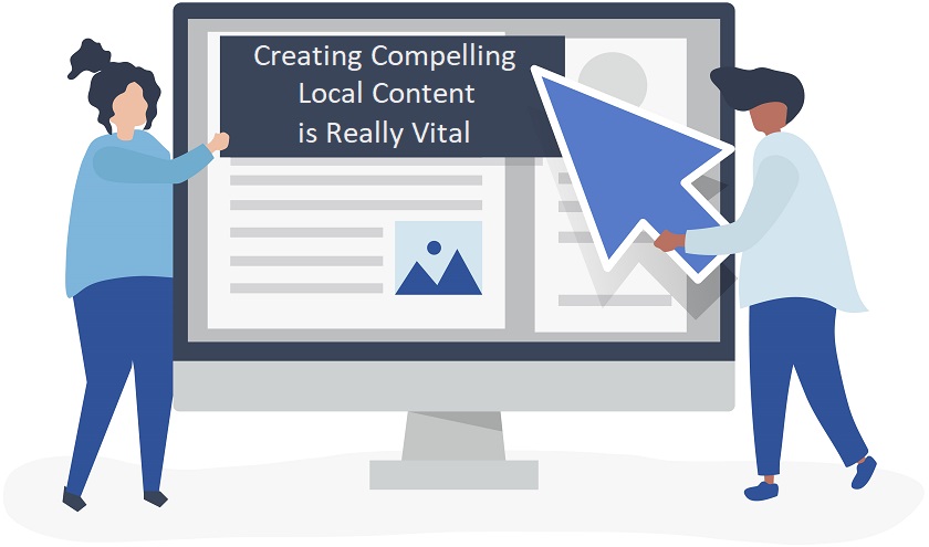 About creating local marketing content.