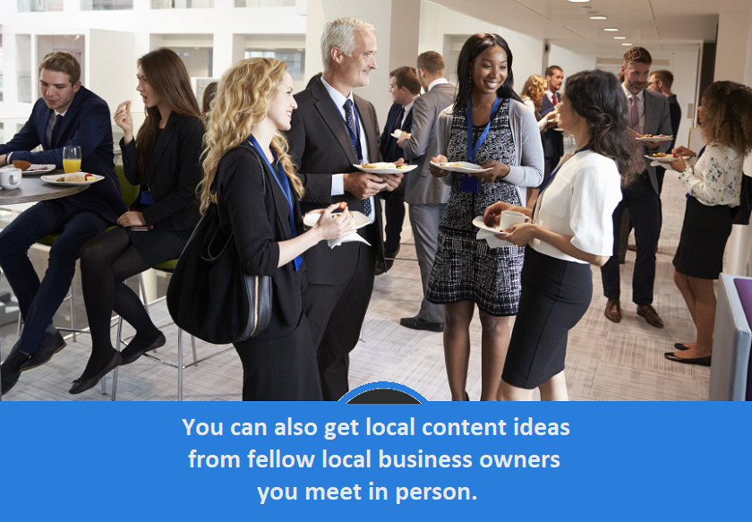 Regarding getting local content ideas.