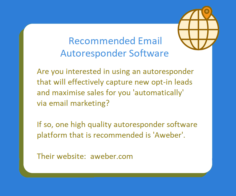 Recommended autoresponder to create email series in connection with new opt-in leads effectively.