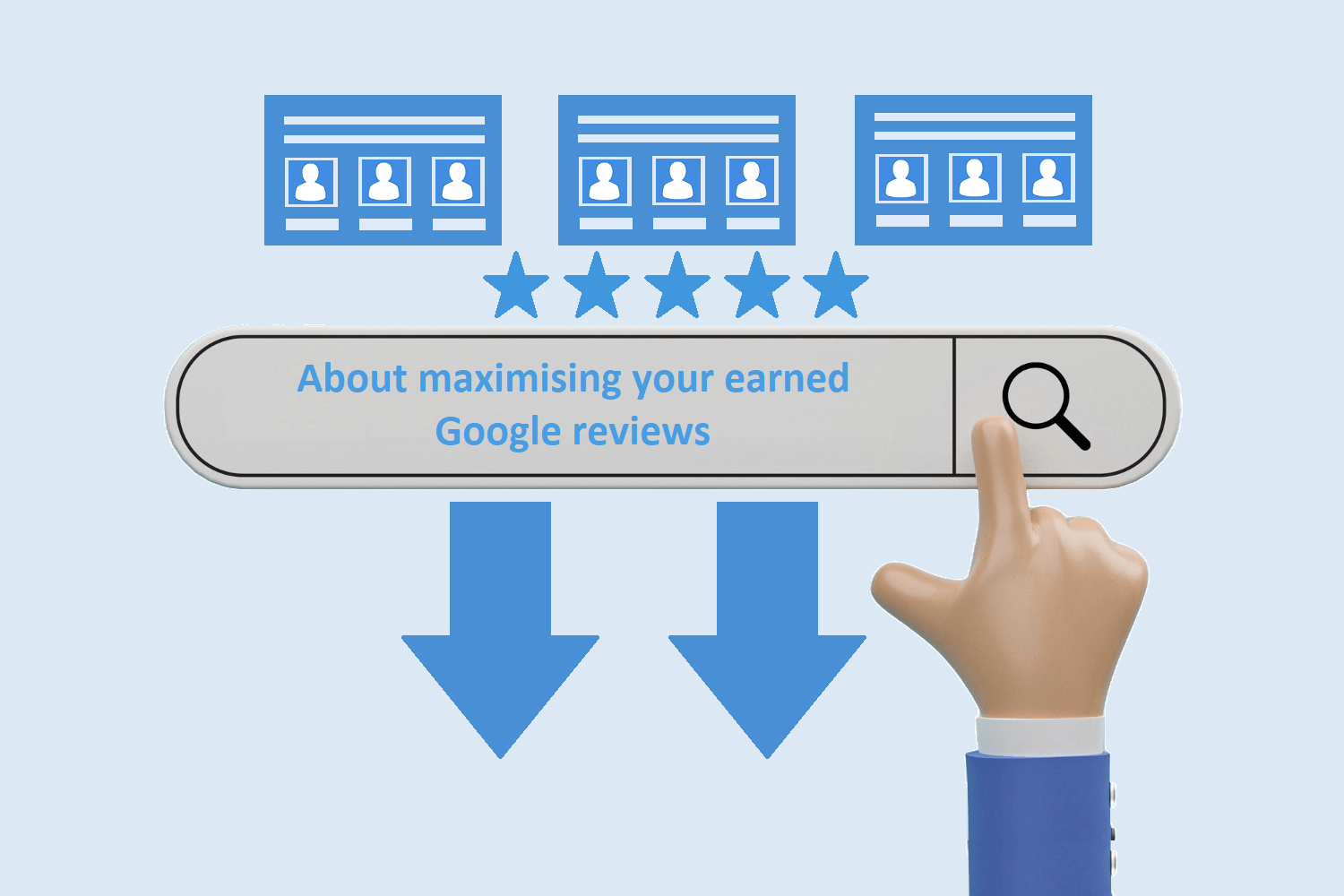 How to leverage existing Google reviews as a local business.